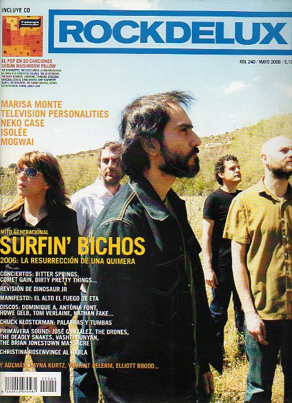 ROCK DE LUX. N 240. SURFINBICHOS / MARISA MONTE / NEKO CASE / REVISIN: DINOSAUR JR... No conserva CD.