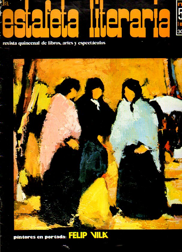 LA ESTAFETA LITERARIA. Revista Quincenal de Libros, Artes y Espectculos. N 597. Luis de Paola: Borges, el gran Hereje. Luis Bonilla: La tejedora mg