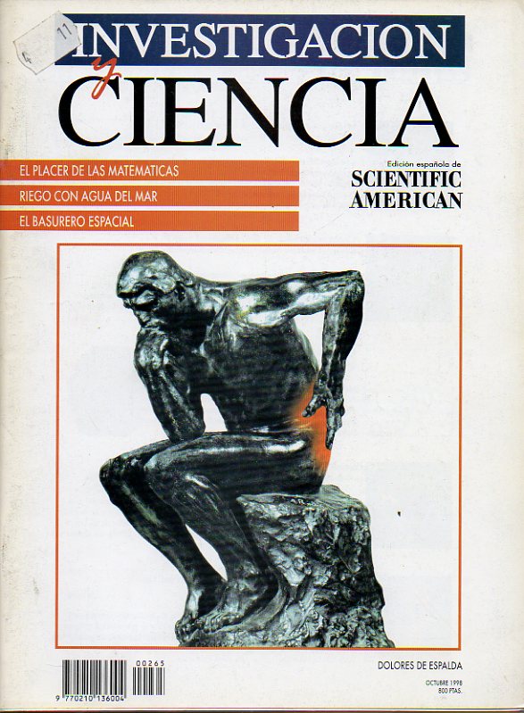 INVESTIGACIN Y CIENCIA. Edicin Espaola de Scientific American. N 265. La fusin y la pinza Z. Cepas mejoradas de Rhizobium. Computacin con ADN. S