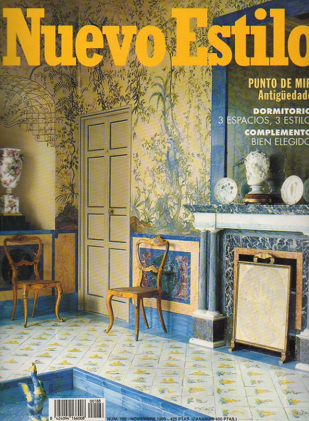 NUEVO ESTILO. N 188. DORMITORIO. PETER Y PAUL STASEK: MUEBLES-OBJETOS DE ARTE. COMPLEMENTOS BIEN ELEGIDOS.