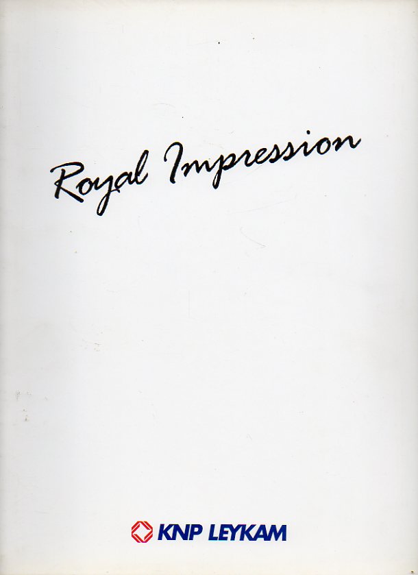 ROYAL IMPRESSION. Catlogo papel.
