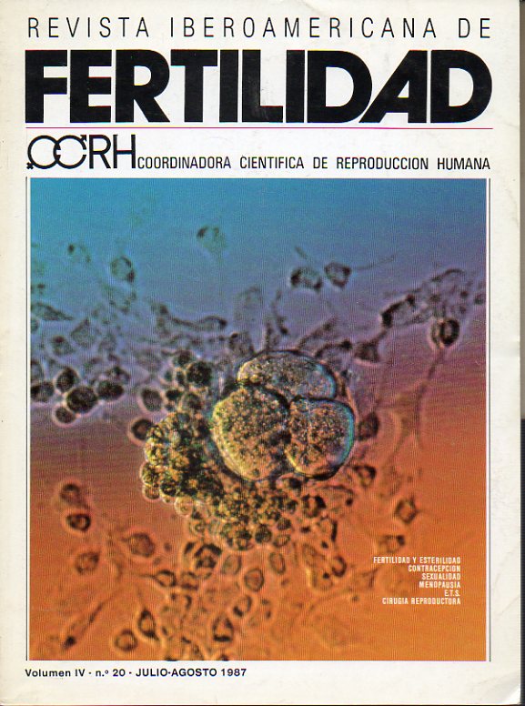 REVISTA IBEROAMERICANA DE FERTILIDAD. Vol. IV. N 20.