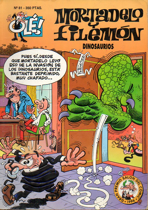 OL. N 81. MORTADELO Y FILEMN. DINOSAURIOS.