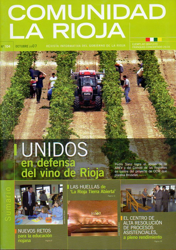 COMUNIDAD. Revista Informativa del Gobierno de La Rioja. N 104.
