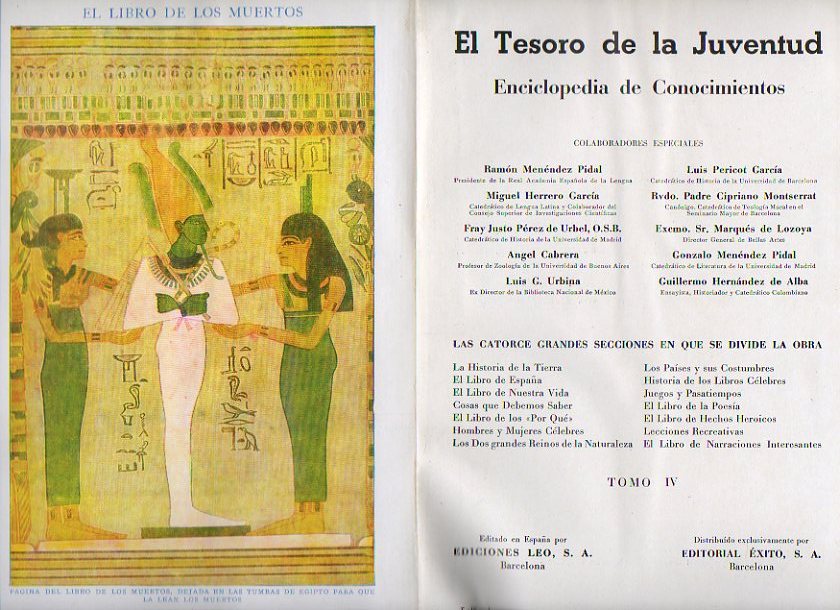 EL TESORO DE LA JUVENTUD. Enciclopedia de conocimientos. Vol. 4. El descubrimiento de la radiactividad. Regiones espaolas: El Pas Vasco o Euskalerri