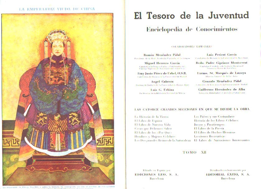 EL TESORO DE LA JUVENTUD. Enciclopedia de conocimientos. Vol. 12. La Espeleologa. Vitivinicultura. Los misterios del cerebro. Varones ilustres de la