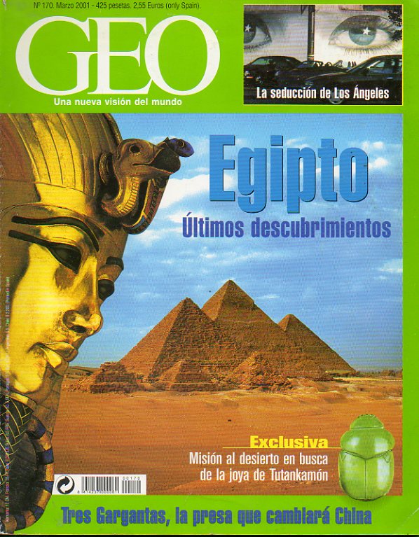 GEO. Una Nueva Visin del Mundo. Revista Mensual de Grandes Reportajes. N 170. Egipto: ltimos descubrimientos. Chile: la carretera del fin del mundo