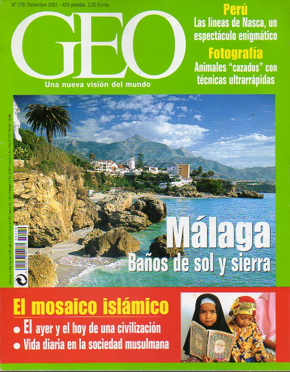 GEO. Una Nueva Visin del Mundo. Revista Mensual de Grandes Reportajes. N 179. Per: las lneas de Nasca. Fotografa: animales cazados con tcnicas u