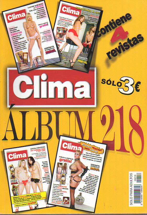 CLIMA. LBUM N 2218. Incluye nmeros 1618, 1619, 1620 y 1621.