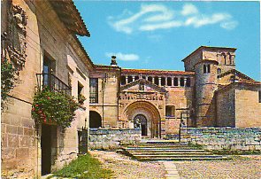 Tarjeta Postal: SANTILLANA DEL MAR. Colegiata.