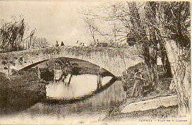 Tarjeta Postal: CANNES. Pont de Sat. Cassien.