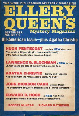 ELLERY QUEENS MYSTERY MAGAZINE. N 322.