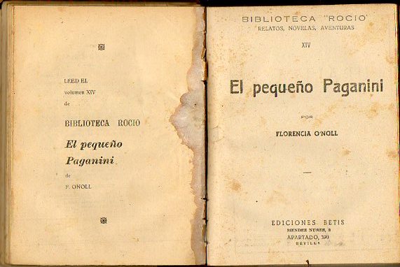 AMOR ES VIDA / EL PEQUEO PAGANINI / HGASE TU VOLUNTAD.