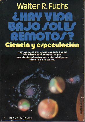 HAY VIDA BAJO SOLES REMOTOS? Ciencia y especulacin.