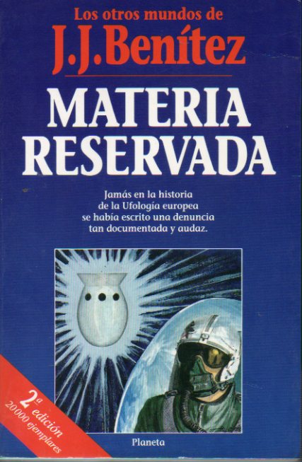 MATERIA RESERVADA. 2 edicin.