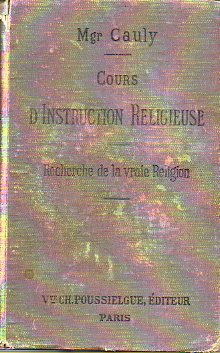 COURS DINSTRUCTION RELIGIEUSE. 12e d.