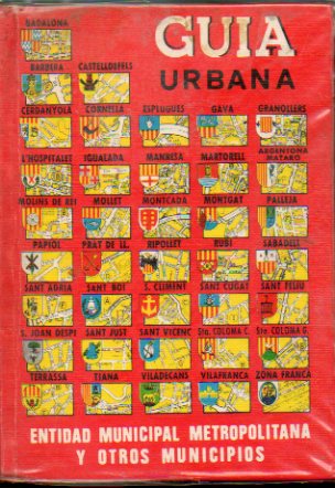 GUA URBANA. Entidad Municipal Metropolitana y otros Municipios. Edicin 1986.