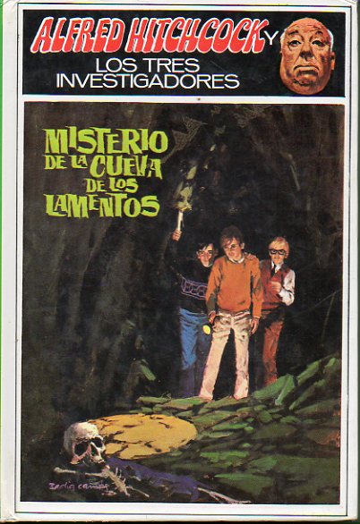 ALFRED HITCHCOCK Y LOS TRES INVESTIGADORES. 10. MISTERIO DE LA CUEVA DE LOS LAMENTOS. Ilustrs. de Escolano.