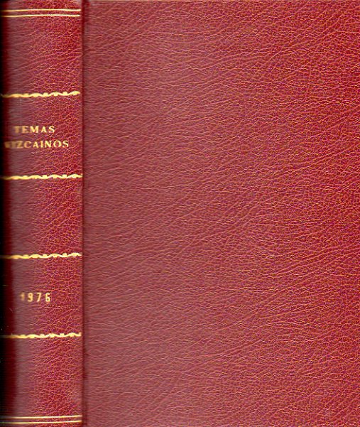 COLECCIN TEMAS VIZCANOS. Nmeros 13 al 24. AO 1976 COMPLETO. 13. Historia geolgica de Vizcaya. 14. El hombre prehistrico en Vizacaya. 15. Jos Ma