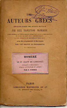 LE IIe CHANT DE LODYSE. Expliqu litralement, traduit en franais et anot par E. Sommer.