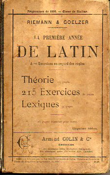 LA PREMIRE ANNE DE LATIN. 5e d.