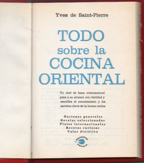 TODO SOBRE LA COCINA ORIENTAL.