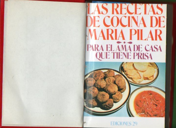 LAS RECETAS DE MARA PILAR PARA EL AMA DE CASA QUE TIENE PRISA.