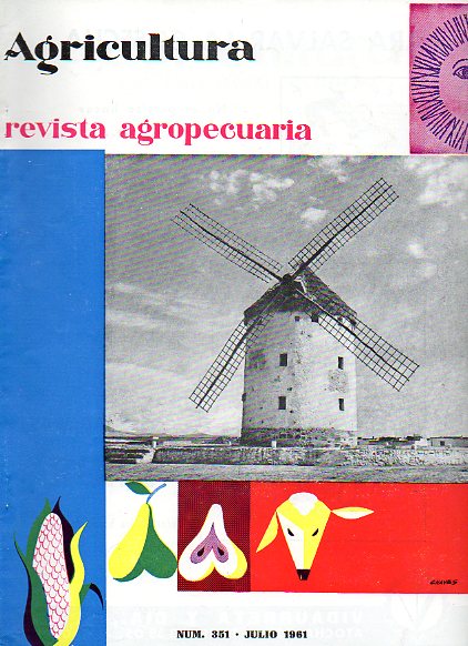 AGRICULTURA. REVISTA AGROPECUARIA. Publicacin mensual ilustrada. N 351.