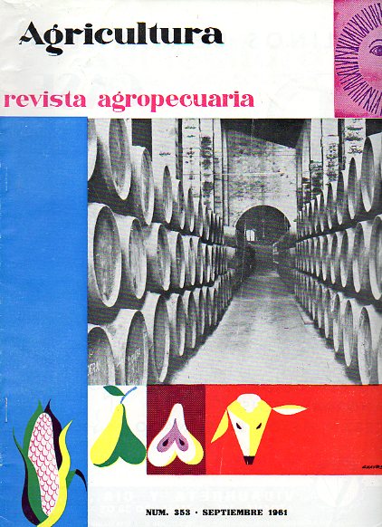 AGRICULTURA. REVISTA AGROPECUARIA. Publicacin mensual ilustrada. N 353.