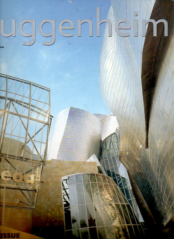GUGGENHEIM MAGAZINE. FRank Gehrys Guggenheim Museum Bilbao. Touring the basque country. New Art: From Holzer and Serra...