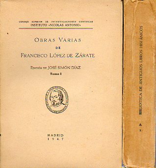 OBRAS VARIAS. 2 Vols.