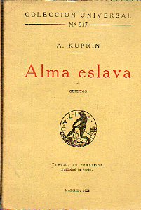 ALMA ESLAVA. Cuentos.