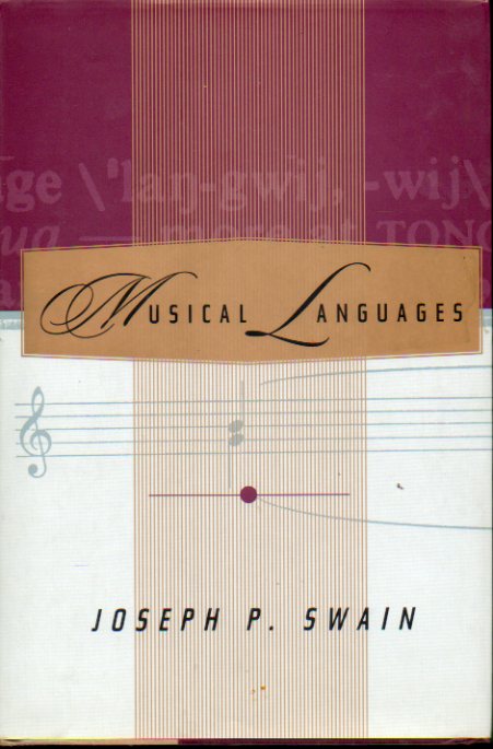 MUSICAL LANGUAGES. First edition.