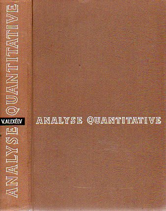 ANALYSE QUANTITATIVE.