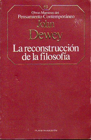 LA RECONSTRUCCIN DE LA FILOSOFA.