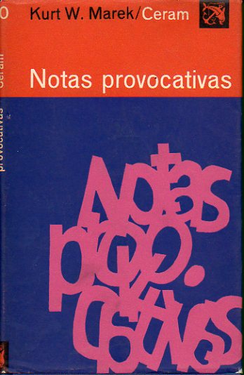 NOTAS PROVOCATIVAS. 1 edicin.