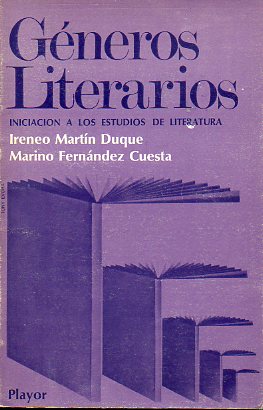 GNEROS LITERARIOS. INICIACIN A LOS ESTUDIOS DE LITERATURA.