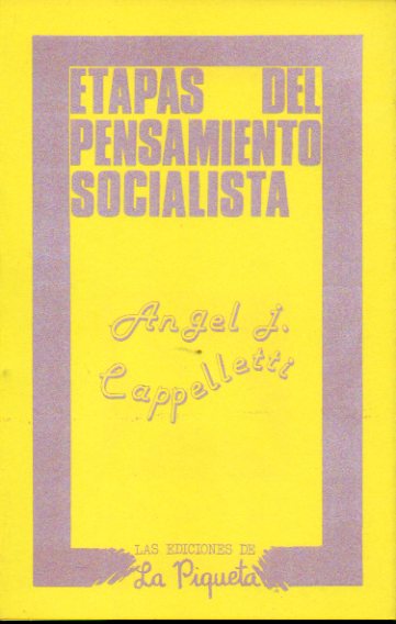 ETAPAS DEL PENSAMIENTO SOCIALISTA.