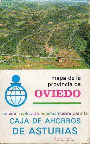 MAPA DE LA PROVINCIA DE OVIEDO. Escala 1: 200.000.