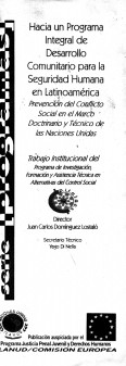 Hacia un programa integral del desarrollo comunitario para la seguridad humana en Latinoamerica