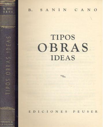 Tipos, obras, ideas