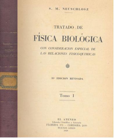 Tratado de Fsica biolgica (Tomo 1)