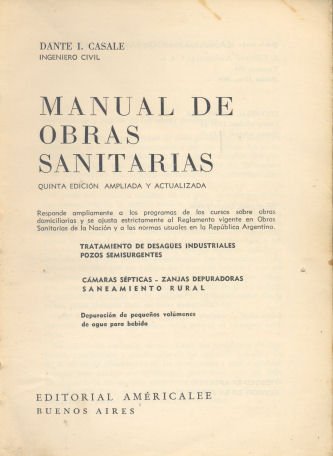 Manual de obras sanitarias