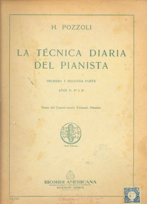 La tcnica diaria del pianista