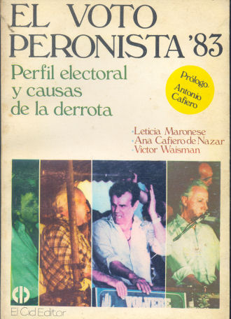 El voto peronista "83