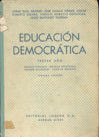 Educacin democrtica 3 Ao