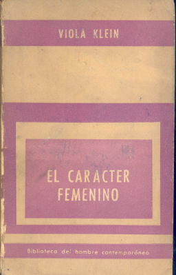 El caracter femenino