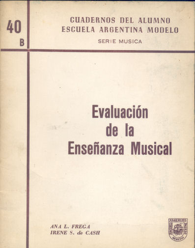 Evaluacin de la Enseanza Musical