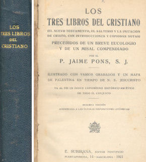 Los tres libros del cristiano