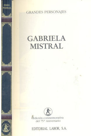 Gabriela Mistral